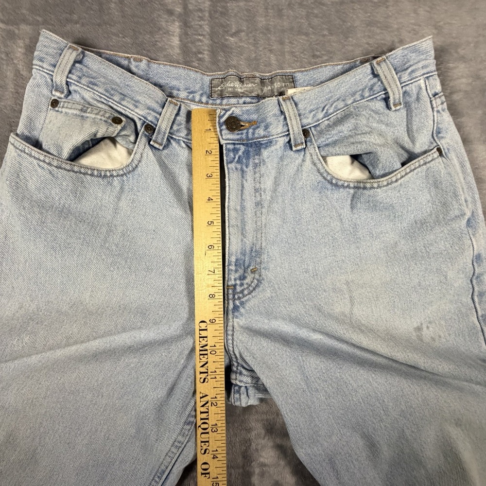Vintage Eddie Bauer Jeans Men's 36x34 Fits 34x33 Relaxed Baggy Skate Grunge 90s - Picture 16 of 16